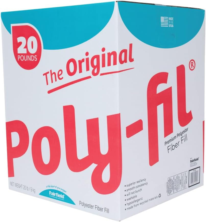 the Original Fil Polyester Poly-Fill, 20 Lb, White